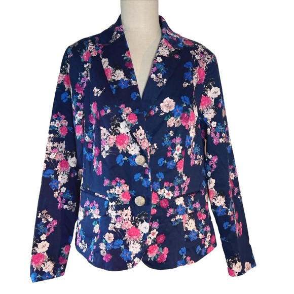torrid Dark Floral Blazer Size 1X Whimsigoth Fairy Grunge Dark Romantic … - Picture 1 of 7